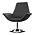 Elegant Bouffard Lounge Chair 3D model small image 1