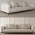 ZBrush-designed Faubourg Sofa 3D model small image 2