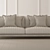 ZBrush-designed Faubourg Sofa 3D model small image 3