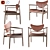 Elegant 48 Chair: Finn Juhl 3D model small image 2