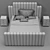 Polar Biear Bed - Luxury and Comfort for Your Bedroom 3D model small image 3