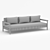 Outdoor Elegance: Sofa Bali 3D model small image 3