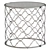 Stylish Fretwork Side Table 3D model small image 1