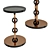 Golden Bracelet Side Table | Stylish and Functional 3D model small image 1