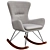 Modern Rocking Chair: Minotti 3D model small image 1