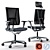 Sleek Rock Office Chair: Comfortable and Stylish 3D model small image 1