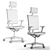 Sleek Rock Office Chair: Comfortable and Stylish 3D model small image 3