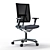 Sleek Rock Office Chair: Comfortable and Stylish 3D model small image 6