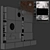 3Dsky TV Wall Set 12: 3dsmax2014 & V-ray Design & Modeling 3D model small image 3