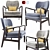 Retro-inspired Armchair | Mid Century Design 3D model small image 1