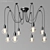 Urban Wire Jungle Pendant Lights 3D model small image 1