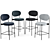 Verpan Series 430 Bar Stool: Sleek and Stylish 3D model small image 3