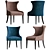 Elegant Eichholtz Elson Chair 3D model small image 1