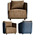 Betty Luxury Armchair 3D model small image 1