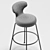 Modern B&B Italia High Stool 3D model small image 3