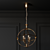 elegant Casa Florentina Lando Chandelier 3D model small image 3