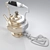 Vintage Electric Kettle: Antique Gold Finish 3D model small image 2