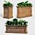 Classic Style Planter Set 3D model small image 2