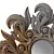 Elegant Round Mirror - 4883 3D model small image 3