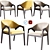 Modern Upholstered Kolob Accent Chair 3D model small image 1