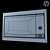 Efficient Microwave with Westinghouse Technology 3D model small image 2