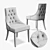 Velvet Dining Chair - Detailed 3D Model in Vray and Corona 3D model small image 3