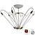 KARL Ceiling Light: Modern Vintage Glam! 3D model small image 1