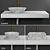 Lusso Stone Carrara Basins: Elegance, Italia, Kudos 3D model small image 2