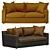 Katina Contemporary Two-Seater Sofa 3D model small image 3