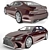 Luxurious Lexus LS 500: Unmatched Elegance & Performance 3D model small image 1