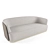 Modern 3-Seater Sofa - 240cm Wide 3D model small image 1