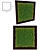 Evergreen Bliss: Moss Wall Panel 3D model small image 1