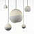 Luminous Orbit Pendant Lamp 3D model small image 1