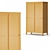 Modern Hemles Wardrobe for Light Interiors 3D model small image 1