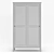 Modern Hemles Wardrobe for Light Interiors 3D model small image 2