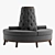 Luxurious Rondo Sofa: Elegant Design & High-Quality Materials 3D model small image 4