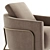 Modern Italian Formitalia GIULIA Armchair 3D model small image 2