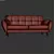 Luxury Alsacia Sofa - Perfect Blend of Style and Comfort 3D model small image 3