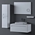 Cerato Bathroom Furniture Set 3D model small image 3