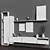 Title: Modern Wall Unit Furniture 3D model small image 3