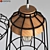 Rustic Metal DIY Pendant Light 3D model small image 1