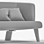 Elegant Minotti Creed Sofa 3D model small image 3