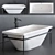 Luxurious XViu Freestanding Bathtub 3D model small image 1