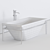 Luxurious XViu Freestanding Bathtub 3D model small image 3