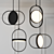 Celestial Pendant Light: Inspired by the Moon 3D model small image 1