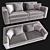 Authentic Italian Sofa 3D model small image 1