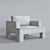 Italian Design Armchair by Laurameroni 3D model small image 3