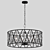 Art Deco-inspired Chandelier: Alghero 285011908 3D model small image 1