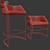 Elegant Deja Vu Bar & Dining Chair 3D model small image 3