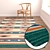 Luxury Carpet Set 149 3D model small image 2